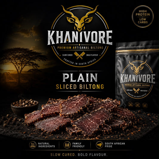 Beef biltong - Sliced (Plain)